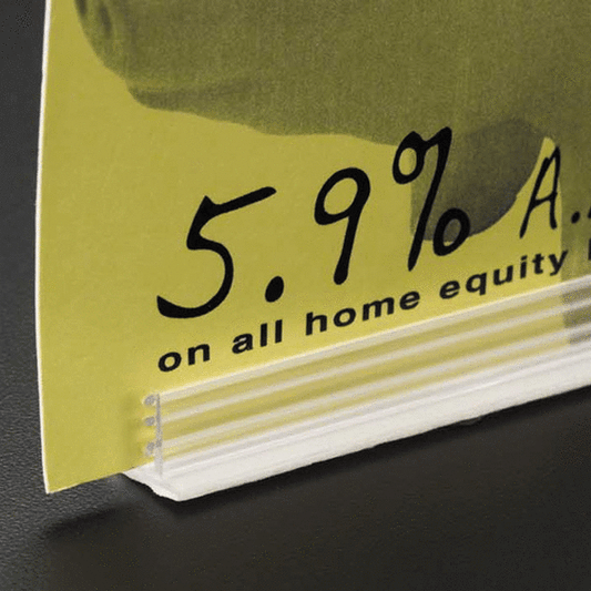 SuperGrip® Display Holder w/ Adhesive - 1" - Acrylic Display Product