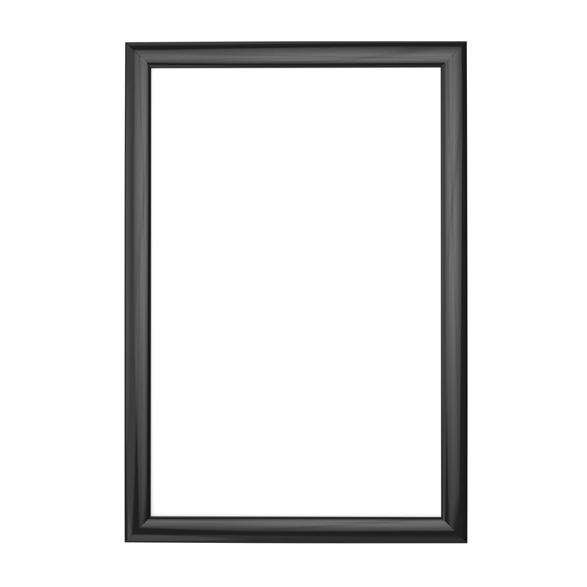 Plastic Snap Frame Wall Mount - 11" x 17" - Black - Acrylic Display Product
