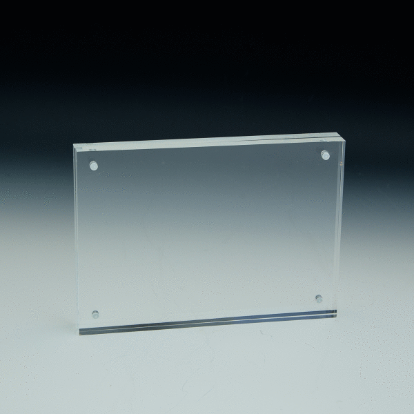 3/4" Thick Premium Sign Holder - 3.5x5 - Acrylic Display Product