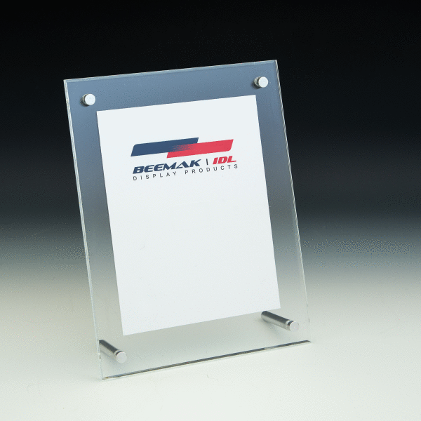 Clear Euro-Style Print Holder - 5x7 - Acrylic Display Product
