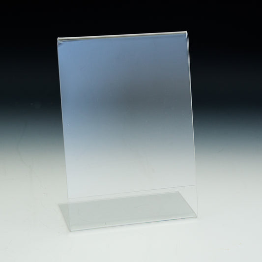 3.5x5 Slant Back Table Tent / Sign Holder - Acrylic Display Product