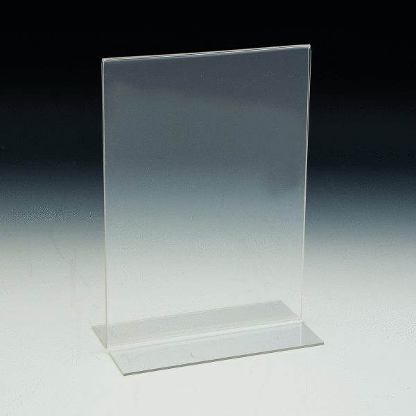 4x6 Bottom Load Table Tent / Sign Holder - Acrylic Display Product
