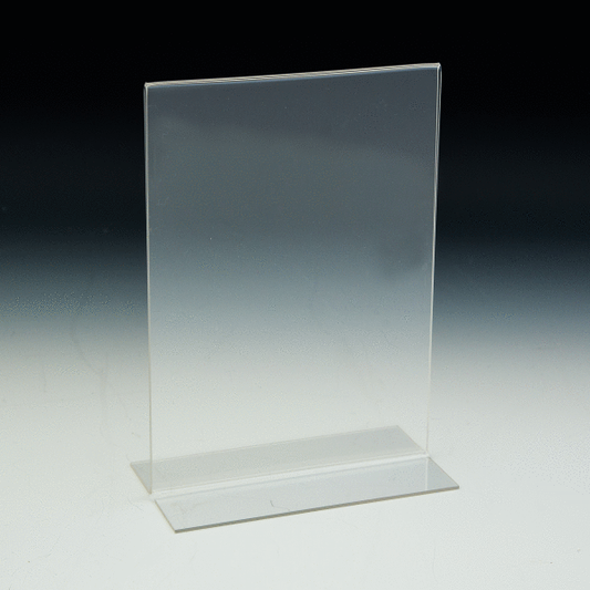 8.5x11 Bottom Load Table Tent / Sign Holder - Acrylic Display Product