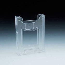 Wall Mount Brochure Holder for Literature up to 3.5"w - Acrylic Display Product