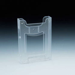 Wall Mount Brochure Holder for Literature up to 3 3/8 - Acrylic Display Product