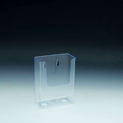 Countertop/Wall Mount Brochure Holder for Literature up to 3.75" W - Acrylic Display Product
