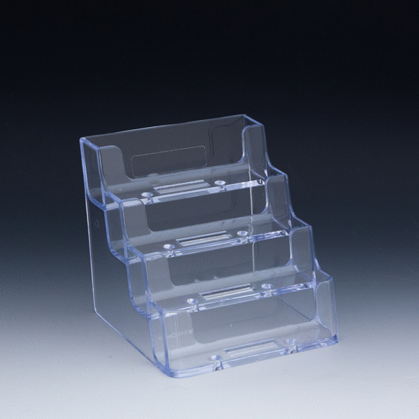 4 Tier Business Card / Gift Card Holder - Acrylic Display Product