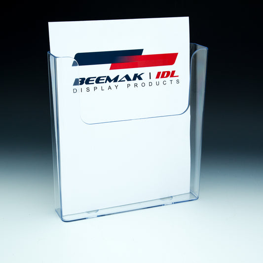 Wall Mount Brochure Holder for Literature up to 6 5/8"w