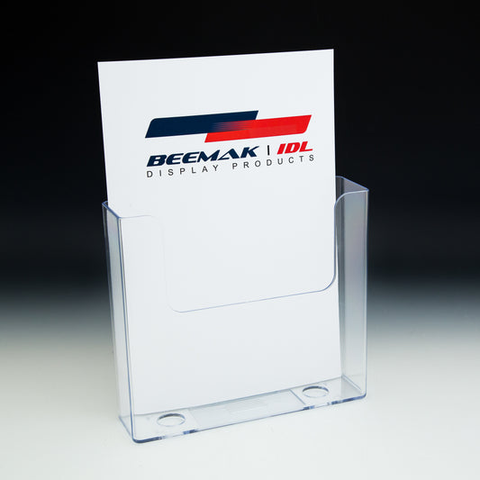 Wall Mount Brochure Holder for Literature up to 7.5"w