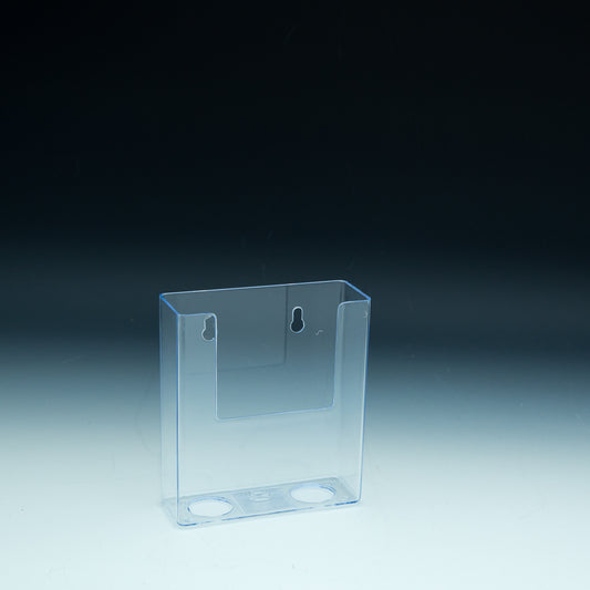Wall Mount Brochure Holder for literature up to 4.25"w - Acrylic Display Product