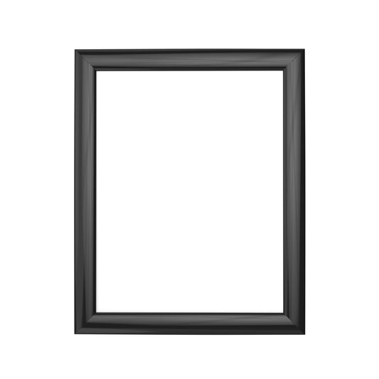 Plastic Snap Frame Wall Mount - 8-1/2" x 11" - Black - Acrylic Display Product