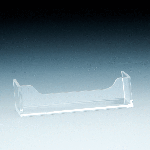 Clear Acrylic Add- On Business Card Holders, attach to any holder or ad frame - Acrylic Display Product