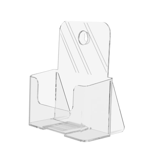 Clear Countertop and Wall Mount Brochure Holder for Literature up to 6" wide. - Acrylic Display Product