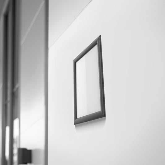 Aluminum Snap Frame Wall Mount - 11" x 17" - Black