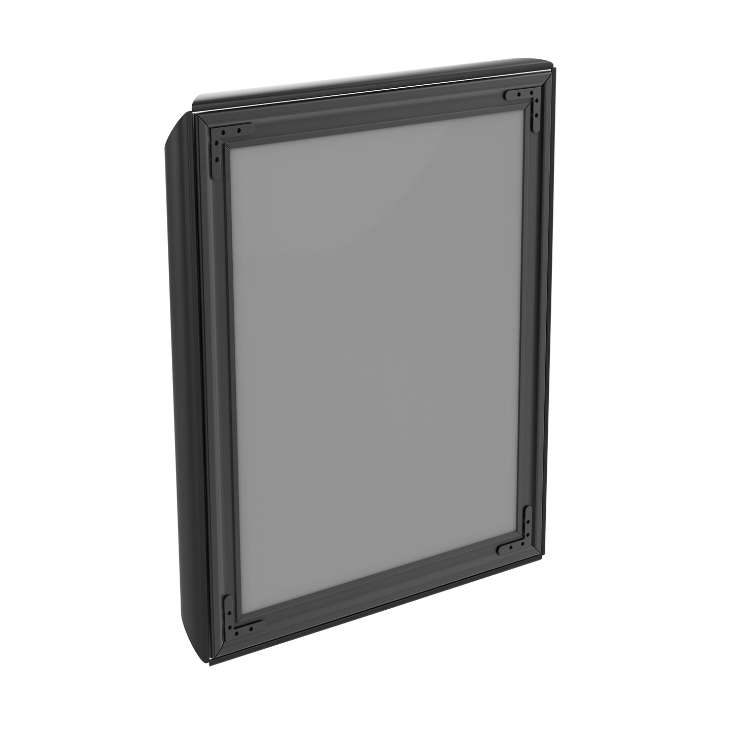 Aluminum Snap Frame Wall Mount - 8-1/2" x 11" - Black