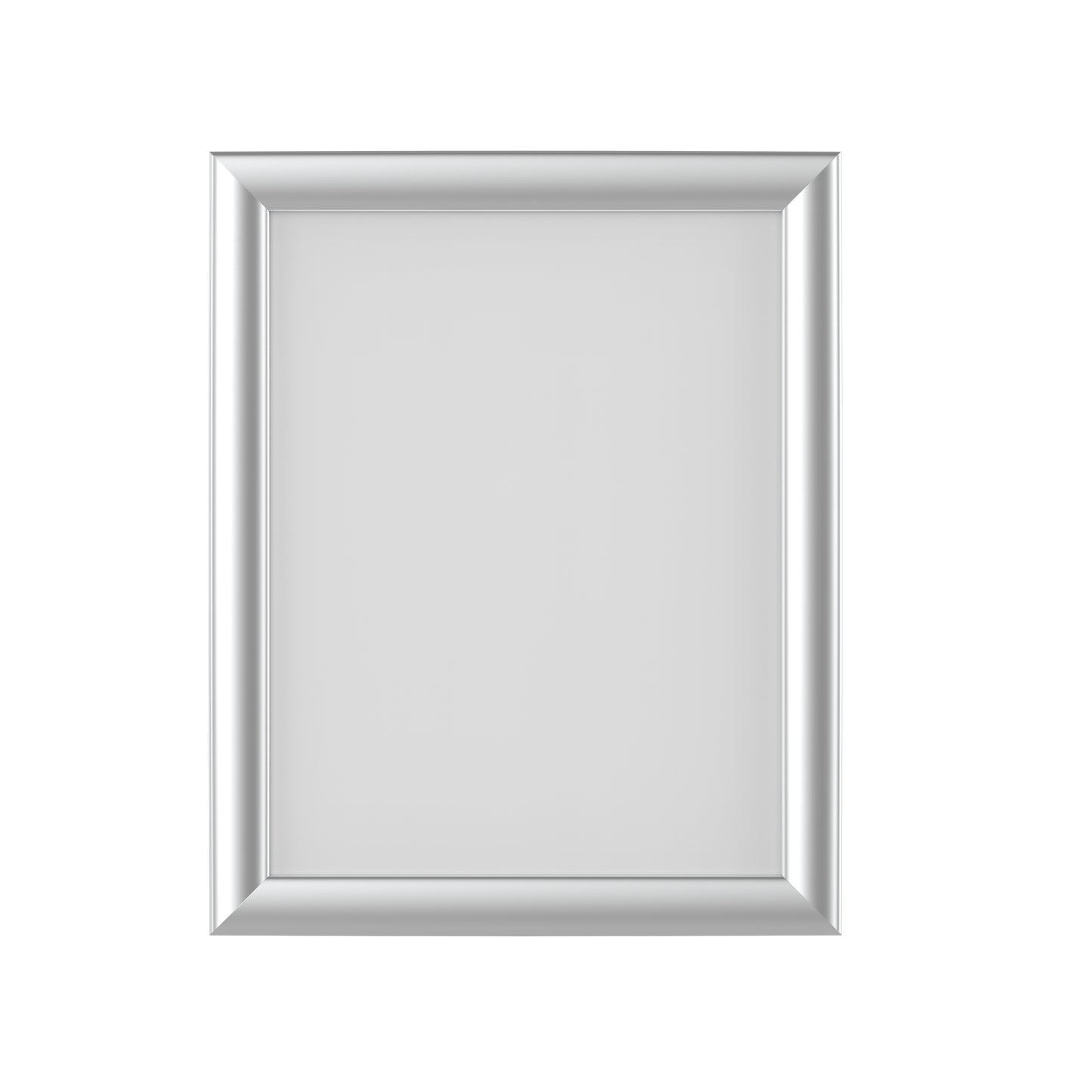 Aluminum Snap Frame Wall Mount - 8-1/2" x 11" - Silver - Acrylic Display Product