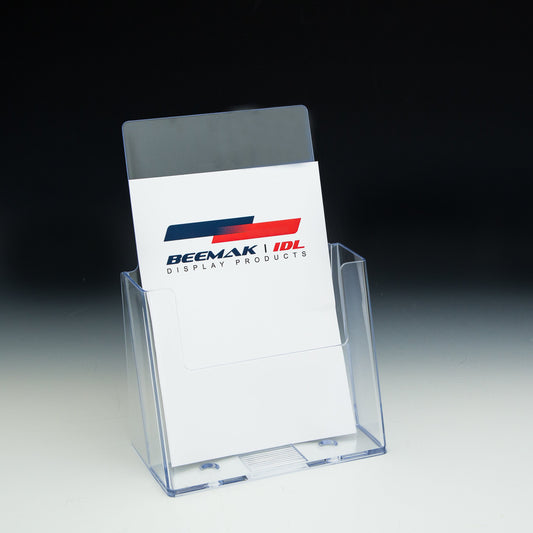 Clear Countertop Brochure Holder for Literature up to 5.5" wide