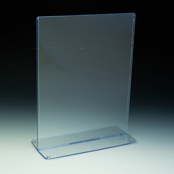 TRU-VU® Countertop Sign Holder for 8.5x11 Literature - Acrylic Display Product