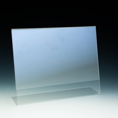 11x8.5 Slant Back Table Tent / Sign Holder-Horizontal - Acrylic Display Product