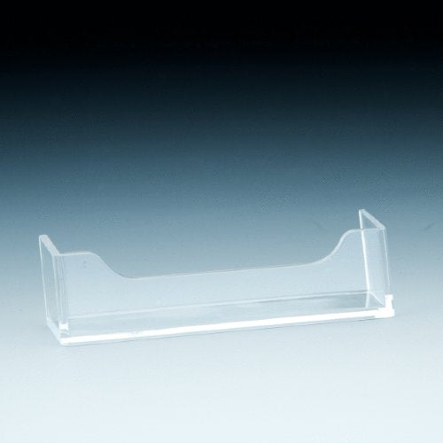 Clear Styrene Add- On Business Card Holders, attach to any holder or ad frame - Acrylic Display Product