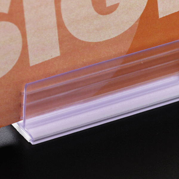 SuperGrip&reg; Heavy Duty Display Holder with Adhesive - Acrylic Display Product
