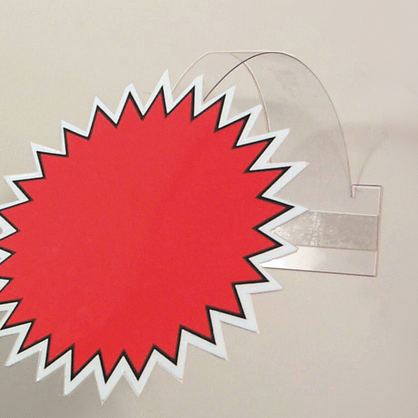 Channel Wobbler - Acrylic Display Product