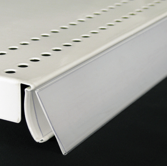 Data-Trac for 1 1/4" Shelf Channel - White