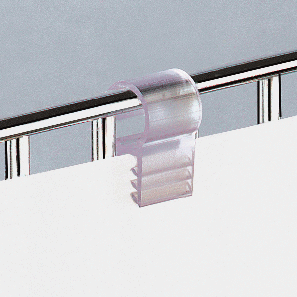 InstaGrip&reg; Wire Basket Sign Holder - Acrylic Display Product