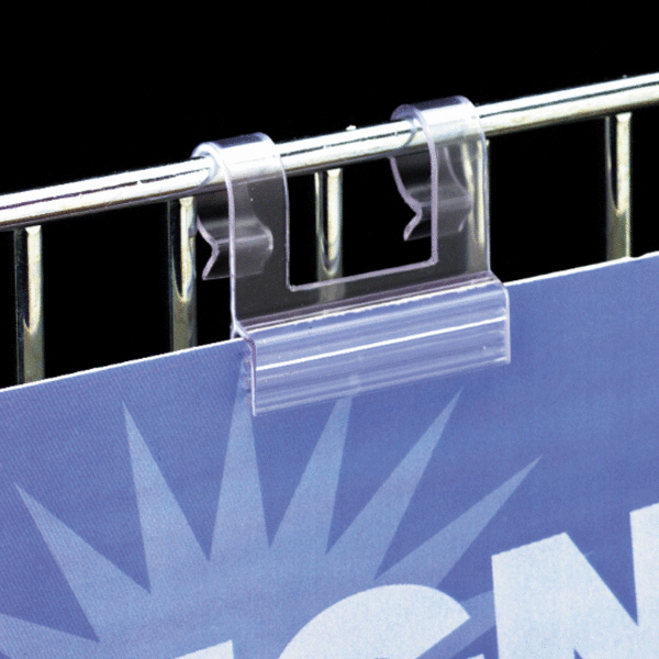 InstaGrip® Wire Basket Sign Holder - Acrylic Display Product