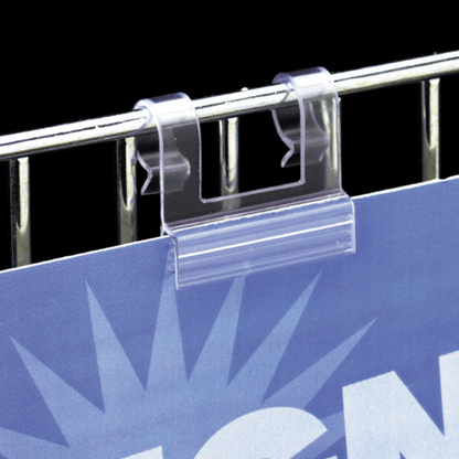 InstaGrip® Wire Basket Sign Holder - Acrylic Display Product