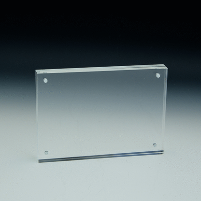 3/4" Thick Premium Sign Holder - 3.5x5 - Acrylic Display Product