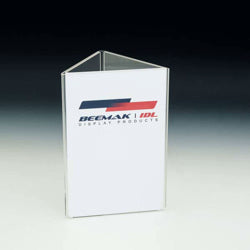 5x7 Three Sided Counter Top Ad/Print & Menu Holder