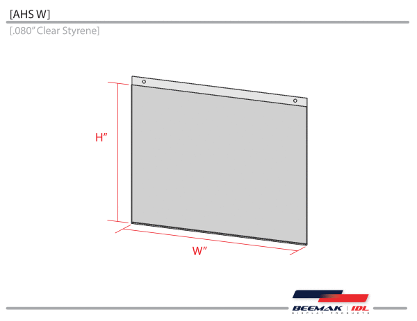 11x8.5 Wall Mount Ad Frame / Sign Holder