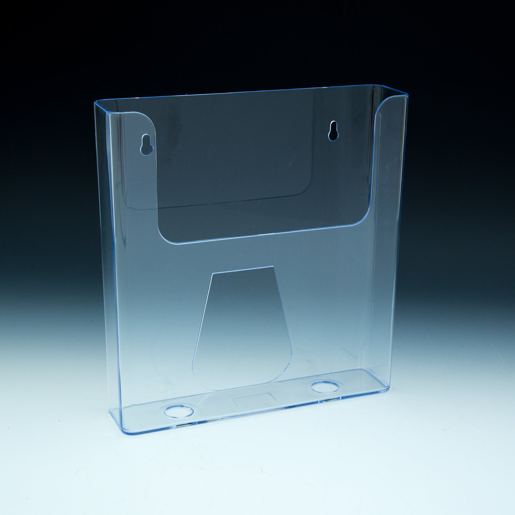 Wall Mount Brochure Holder for Literature up to 6 5/8"w - Acrylic Display Product