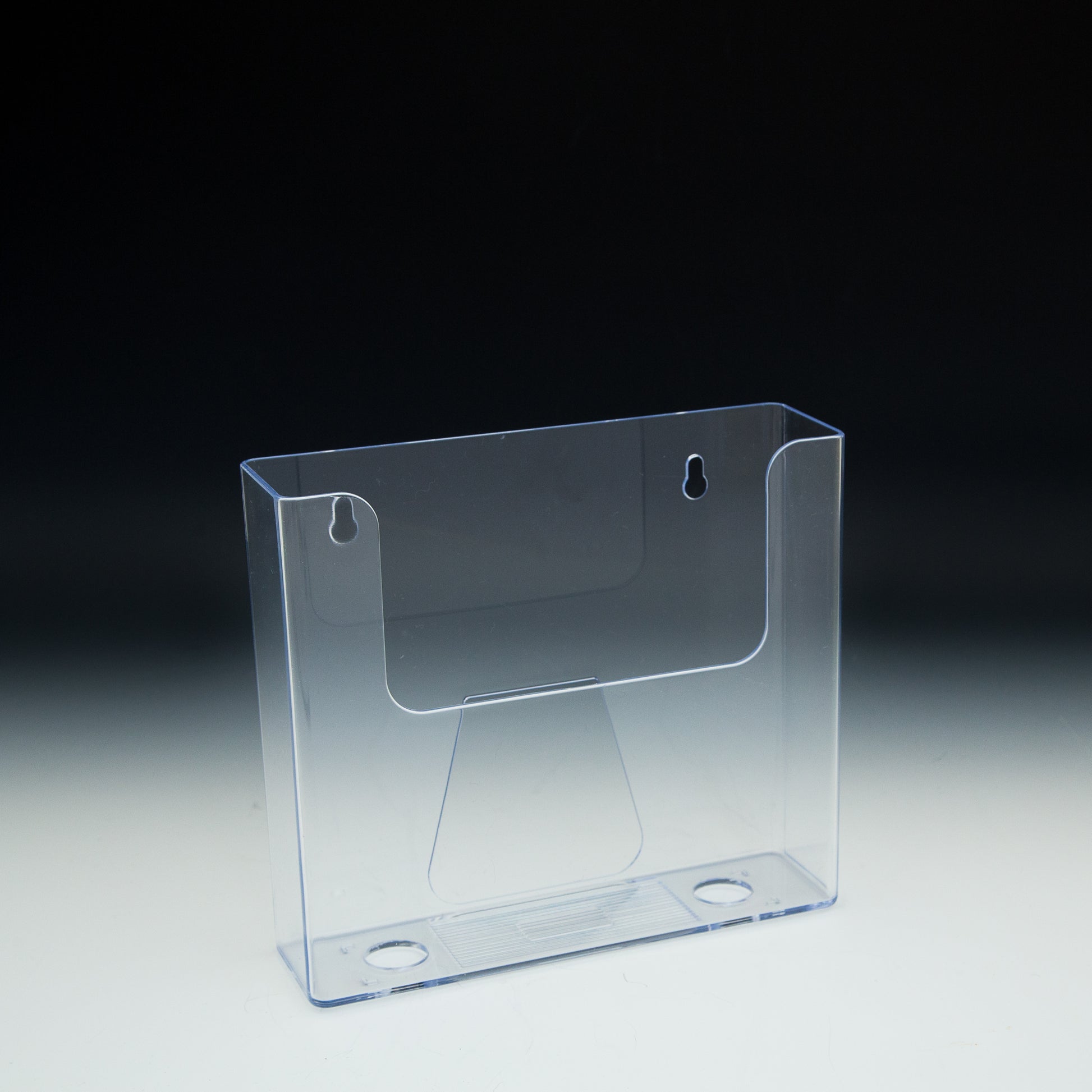 Wall Mount Brochure Holder for Literature up to 7.5"w - Acrylic Display Product