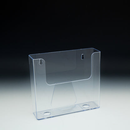 Wall Mount Brochure Holder for Literature up to 7.5"w - Acrylic Display Product