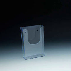 Wall Mount Brochure Holder for Trifold Literature up to 4