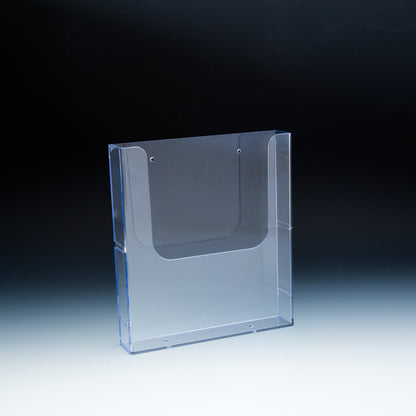 Excelsior Linking Wallmount Brochure Holder for Literature up to 8.5"w - Acrylic Display Product