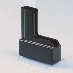 Moulded Plastic Base W/ Permanent Adhesive - White - Acrylic Display Product