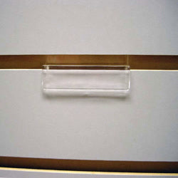 Acrylic Z-bar Slatwall Bracket