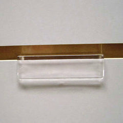 Clear Z-bar Slatwall Bracket