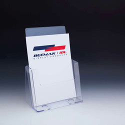 Clear Countertop Brochure Holder for Literature up to 6" wide.