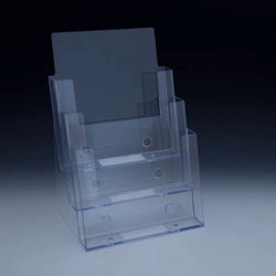 3 Tier Countertop Brochure Holder for 8.5x11 Literature