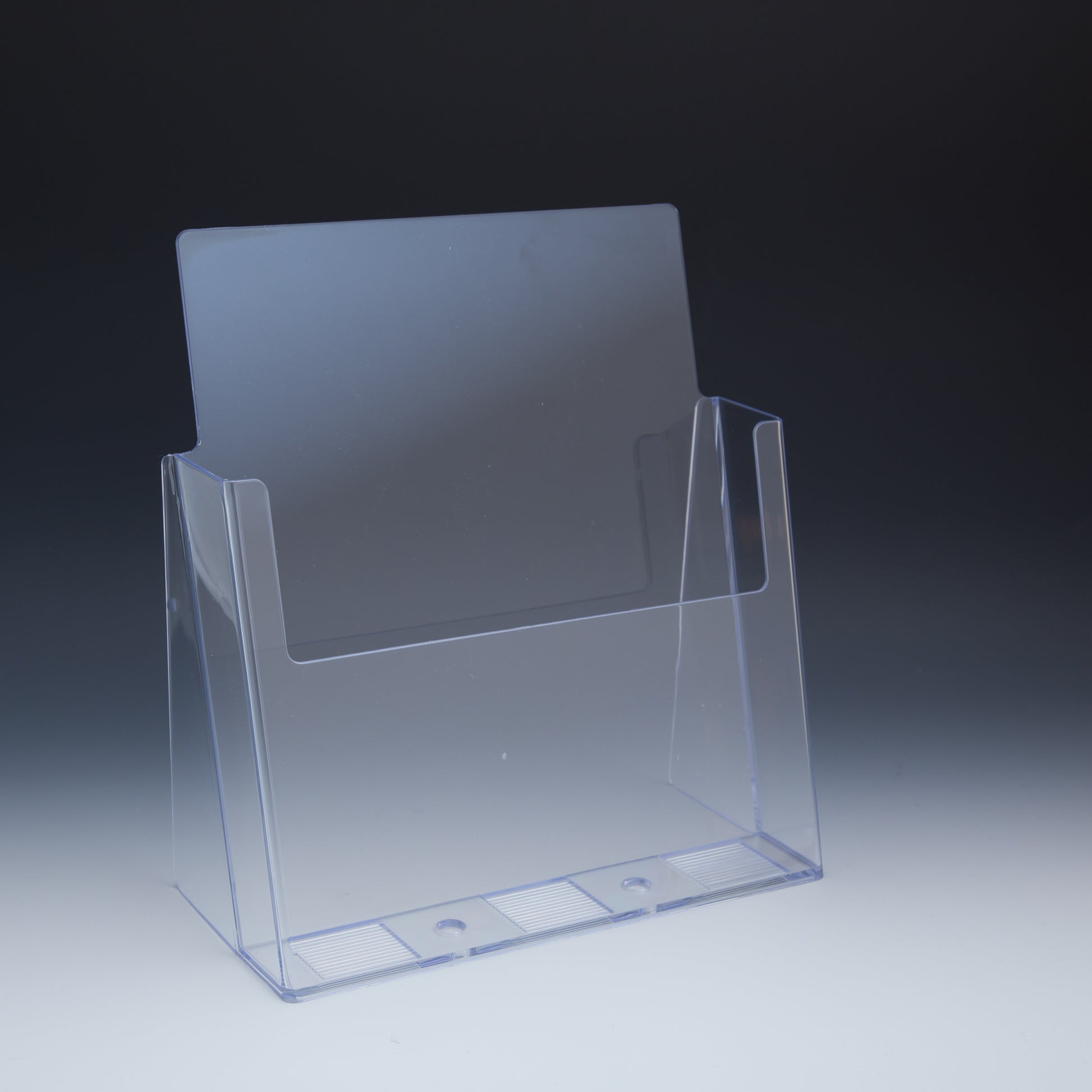 Countertop Brochure Holder for Full Sheet Literature - Acrylic Display Product