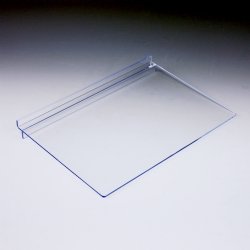 Shoe Shelf for Slatwall-Clear