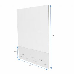 Mounting Barrier 020 - Acrylic Display Product